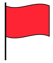 Image result for red flag