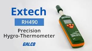 Extech RH490 Precision Hygro-Thermometer - YouTube