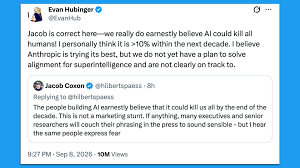 Anthropic insiders warn AI could kill all humans