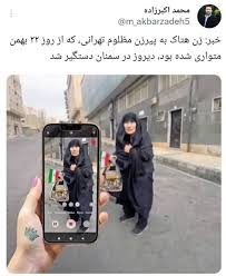 زن هتاک دستگیر شد
