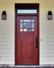 Entry Door with Sidelights and Transoms Pella