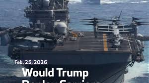 Would Trump Deploy Carriers Without Striking?