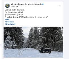 Românii ironizează MAI după ce a citat greșit versuri ale lui Eminescu: „Ați văzut codrii, dar nu poezia!”....