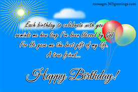 Birthday Wishes For A Friend Messages, Greetings and Wishes ... via Relatably.com