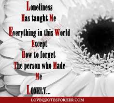 LOVE LONELY QUOTES | LOVE QUOTES via Relatably.com