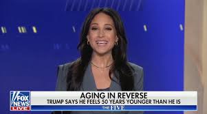 ‘Trump Says He Is Aging in Reverse’: Fox News Host Gushes Over President’s Claim He Feels 50 Years Younger