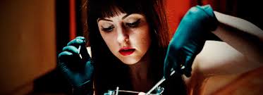Horror film American Mary follows a med student, Mary Mason (Katharine Isabelle) as she explores interesting… and often unethical options to make money. - american-mary