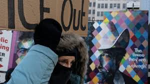 Activists preparing for protest