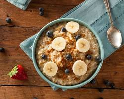 Gambar Oatmeal untuk makan malam