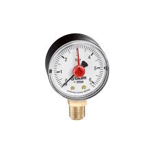 Манометр для воды CALEFFI 3/8", 4 бар, d80, радиальное ...