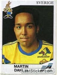 MARTIN DAHLIN (SWE). 37. Panini UEFA Euro Sweden 1992 - 37