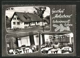 AK Schenkenzell, Gasthof Holzebene, Bes.Karl Haberer, Äußeres und ...