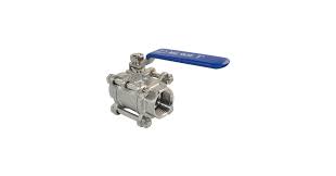 1" Stainless Steel 316 3-Pcs Type Full Port Ball Valve NPT ...