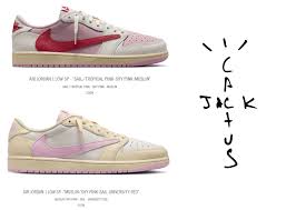 The Travis Scott Raffle for his Pink Air Jordan 1 Low Pack Goes Live Today