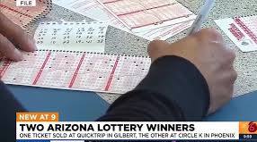 2 Arizona lottery winners score $1 million jackpots