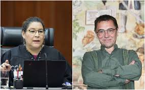 Ministra Lenia Batres arropa a exasesor de Hugo Chávez en la SCJN pese a reclamos de injerencia