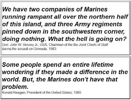 Quotes Of Ronald Reagan About Marines. QuotesGram via Relatably.com