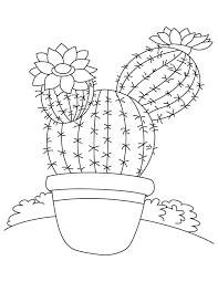 Résultat de recherche d'images pour "cactus coloring pages"