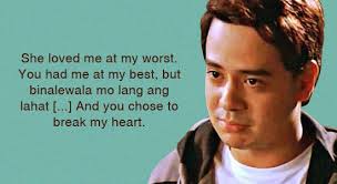 10 Hugot Lines from Pinoy Movies | Entertainment | Spot.ph: Your ... via Relatably.com