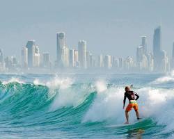 Image of Surfing on Gold Coast