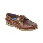 Womens leather boat shoes