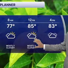 Forecast: 70% chance of midday storms