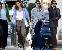 Kaia Gerber, trendy fashion model