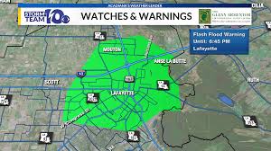 Acadiana Grapples with Flooding and Lingering Showers