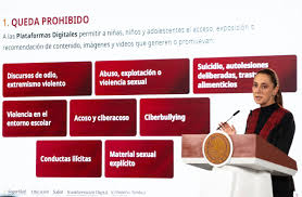 Sheinbaum presenta proyecto de decreto para obligar a plataformas digitales a bajar contenidos que inciten violencia y odio