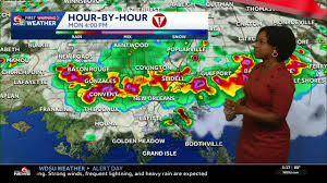 Severe Thunderstorm Alerts Issued for Louisiana and Mississippi