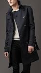 Mens cotton trench coat