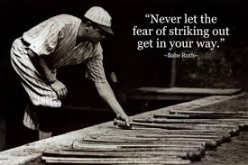 Babe Ruth - Striking Out Quote Posters at AllPosters.com via Relatably.com