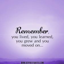 You grew and you moved on.. - Inspirational Quotes about Life ... via Relatably.com