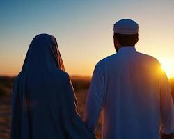 ইসলামিক স্বামী স্ত্রীর ভালোবাসা ও শ্রদ্ধার ছবি-এর ছবি