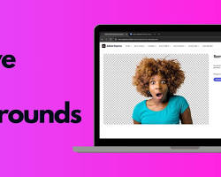 Image of Adobe Express background removal website