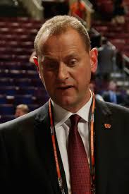 Brad Treliving, General Manager of the Calgary Flames, looks on prior to the first round of the 2014 NHL Draft at the Wells Fargo Center on June 27, ... - Brad%2BTreliving%2BNHL%2BDraft%2BRound%2B1%2BNgheh0QIfA9l