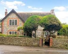 Image of Traditional cottages in Telscombe, East Sussex, England