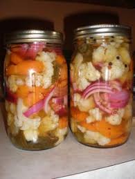 Image result for photo of jar of pickled armenian vegetables