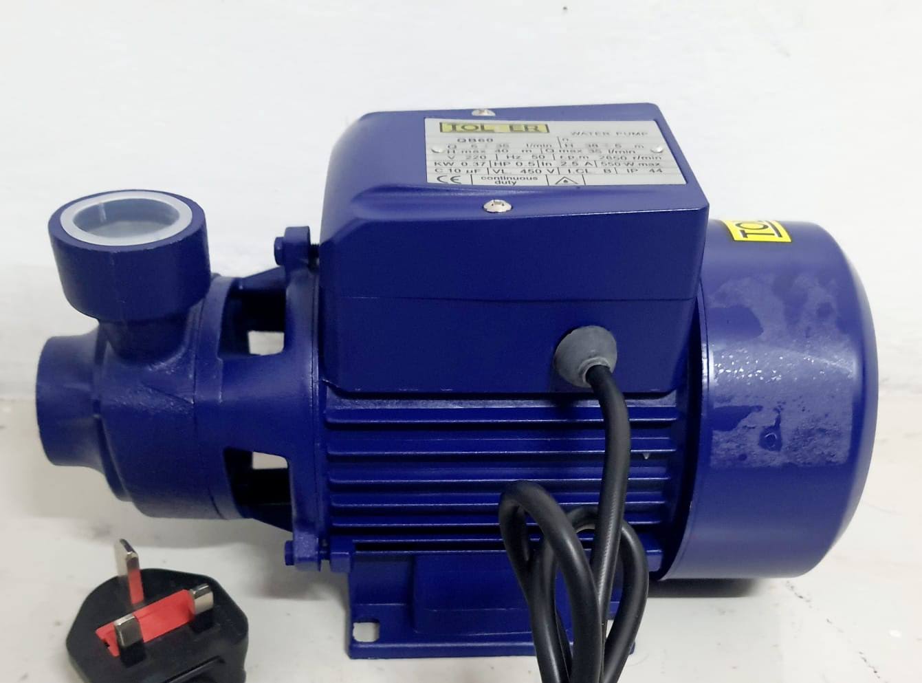 Toller Water booster pump 0.5Hp 40M headlift