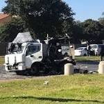 WATCH moment cash-in-transit vans blown