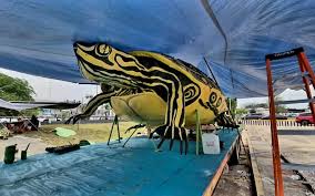 Llegan los primeros carros alegóricos a Villahermosa