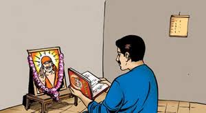 Image result for images of reading sai satcharitra