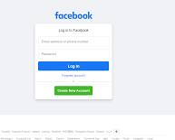 Image of Forgot password button on Facebook login page