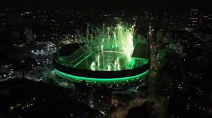 Green Hell da torcida do Coxa na vitória sobre o Corinthians; veja pelo drone