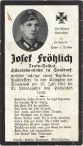 Train-Soldat Josef Fröhlich