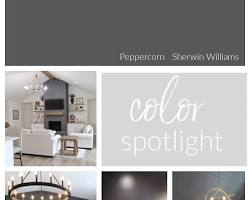 Image of SherwinWilliams Peppercorn on a wall