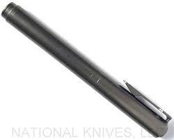 Chaves Knives Twist Cap Ink Pen | Stonewash Titanium ...