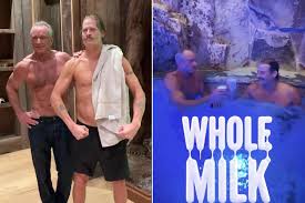 RFK Jr. and Kid Rock Strip Down for a Sauna Workout, Drink Whole Milk in a Hot Tub in Bizarre MAHA Promo