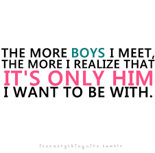 bestlovequotes: I realize that it&#39;s only him I... - Tumblr Quotes ... via Relatably.com