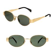 Luxurious Triomph E XL Metel 01 Designer Black Oval Sunglasses For Women And Men Rectangular Frame Polarized UV400 Eyewear From Tamax666, $32.65 | DHgate.Com